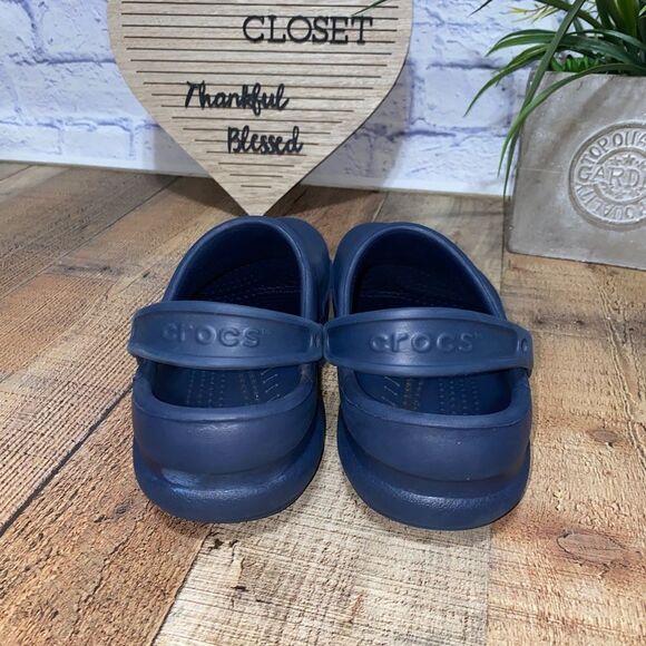 CROCS NAVY CLOG CLOSED TOE - Picture 5 of 11
